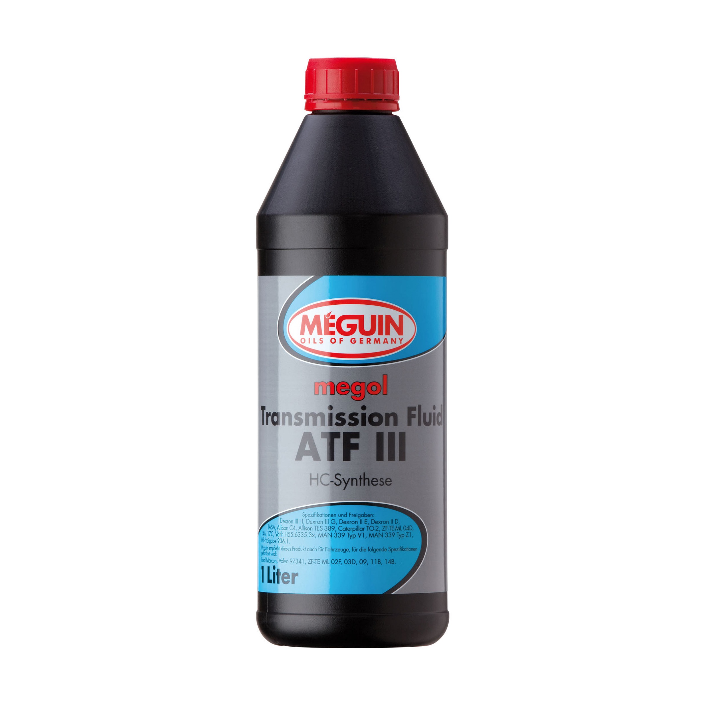 Олива трансмісійна Meguin TRANSMISSION FLUID ATF III червона 1 л